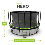 JumpFlex HERO 14ft Round Trampoline - Ezonesglobal - Buy at Wine Coolers Online