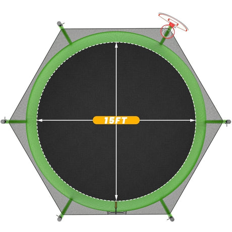 JumpFlex HERO 15ft Trampoline - Ezonesglobal - Buy at Wine Coolers Online