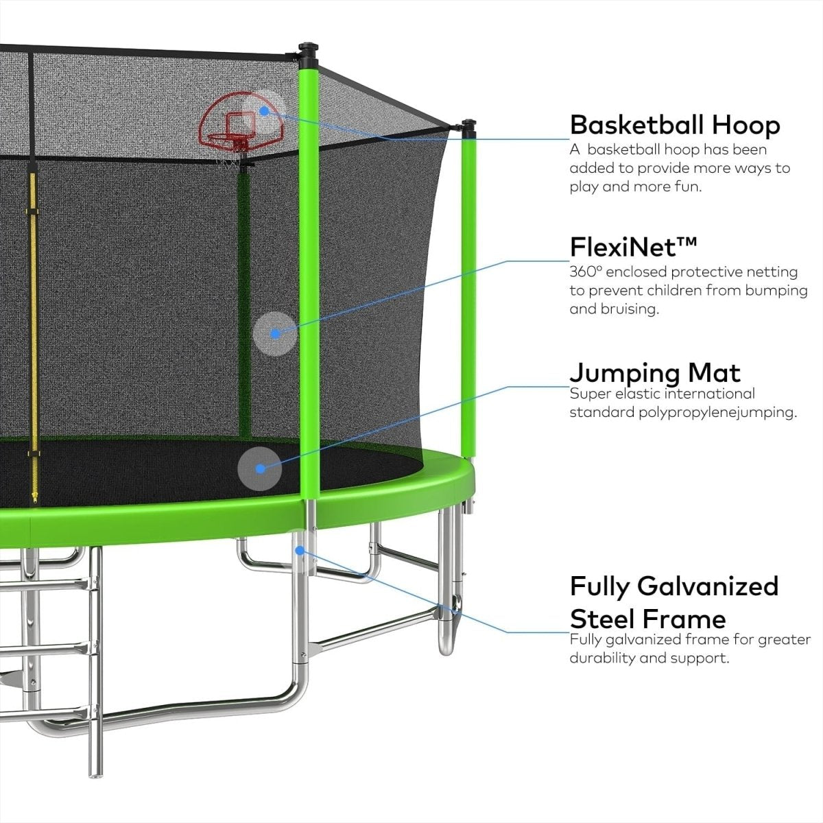 JumpFlex HERO 15ft Trampoline - Ezonesglobal - Buy at Wine Coolers Online