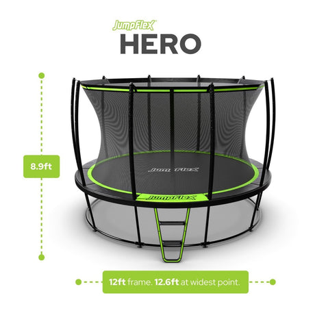 JumpFlex Hero Round Outdoor Backyard Trampoline - Ezonesglobal - Buy at Wine Coolers Online