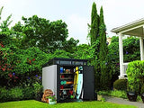 Keter Outdoor Storage Shed, for House, Patio & Yard, Plastic Resin, Artisan, 7×7 Ft, Gray - Ezonesglobal - Buy at Wine Coolers Online