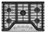 KitchenAid 30″ 5 - Burner Gas Cooktop KCGS350ESS - Ezonesglobal - Buy at Wine Coolers Online