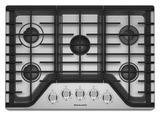 KitchenAid 30″ 5 - Burner Gas Cooktop KCGS350ESS - Ezonesglobal - Buy at Wine Coolers Online