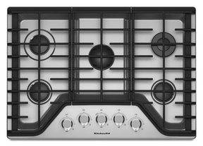 KitchenAid 30″ 5 - Burner Gas Cooktop KCGS350ESS - Ezonesglobal - Buy at Wine Coolers Online