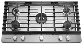 KitchenAid 36″ 5 - Burner Gas Cooktop - Ezonesglobal - Buy at Wine Coolers Online