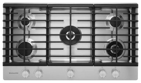 KitchenAid 36″ 5 - Burner Gas Cooktop with Griddle - Ezonesglobal - Buy at Wine Coolers Online