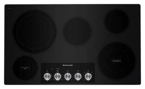 KitchenAid 36″ Electric Cooktop with 5 Elements and Knob Controls - Ezonesglobal - Buy at Wine Coolers Online