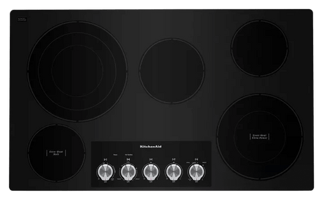 KitchenAid 36″ Electric Cooktop with 5 Elements and Knob Controls - Ezonesglobal - Buy at Wine Coolers Online