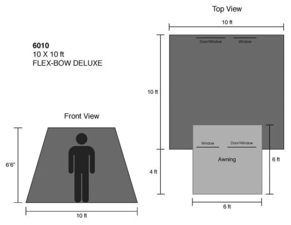 Kodiak Canvas Deluxe Flex - Bow Canvas Tent - Ezonesglobal - Buy at Wine Coolers Online