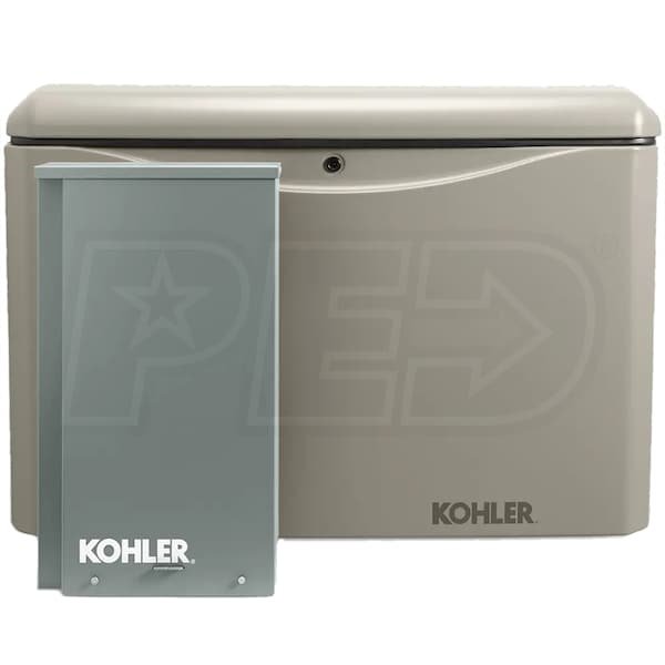 Kohler 20RCAL - 200SELS 20kW Aluminum Standby Generator System (200A Service Disc. w/ Load Shedding) - Ezonesglobal - Buy at Wine Coolers Online