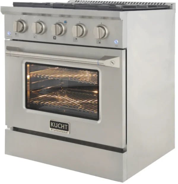 Kucht 30 Gas Range in Titanium - Ezonesglobal - Buy at Wine Coolers Online