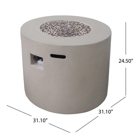 Latitude Run Caelan Outdoor Propane Gas Fire Pit Table - Ezonesglobal - Buy at Wine Coolers Online