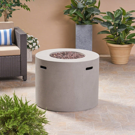 Latitude Run Caelan Outdoor Propane Gas Fire Pit Table - Ezonesglobal - Buy at Wine Coolers Online