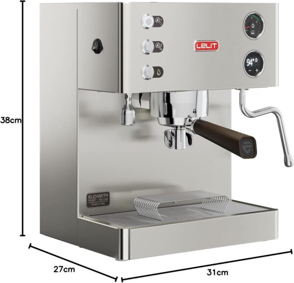 Lelit Elizabeth Dual Boiler Espresso Machine - Ezonesglobal - Buy at Wine Coolers Online