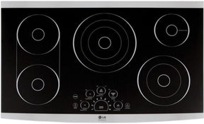 LG STUDIO 36″ Built - In Electric Cooktop LSCE365ST - Ezonesglobal - Buy at Wine Coolers Online