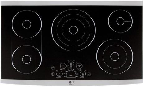 LG STUDIO 36″ Built - In Electric Cooktop LSCE365ST - Ezonesglobal - Buy at Wine Coolers Online