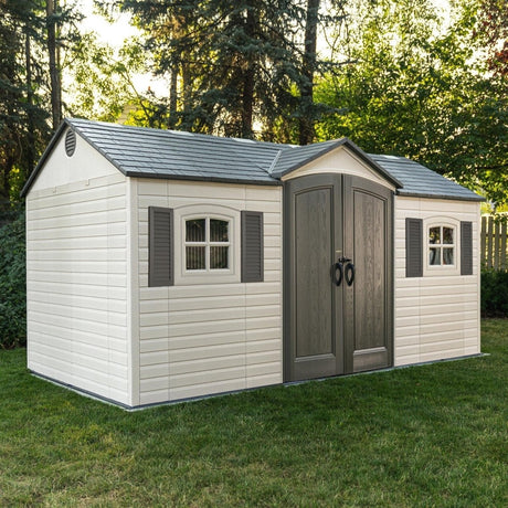 Lifetime 15′ x 8′ Outdoor Storage Shed - Ezonesglobal - Buy at Wine Coolers Online