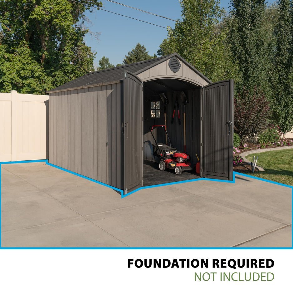 Lifetime 8 Ft. X 12.5 Ft. Outdoor Storage Shed – 60305 - Ezonesglobal - Buy at Wine Coolers Online