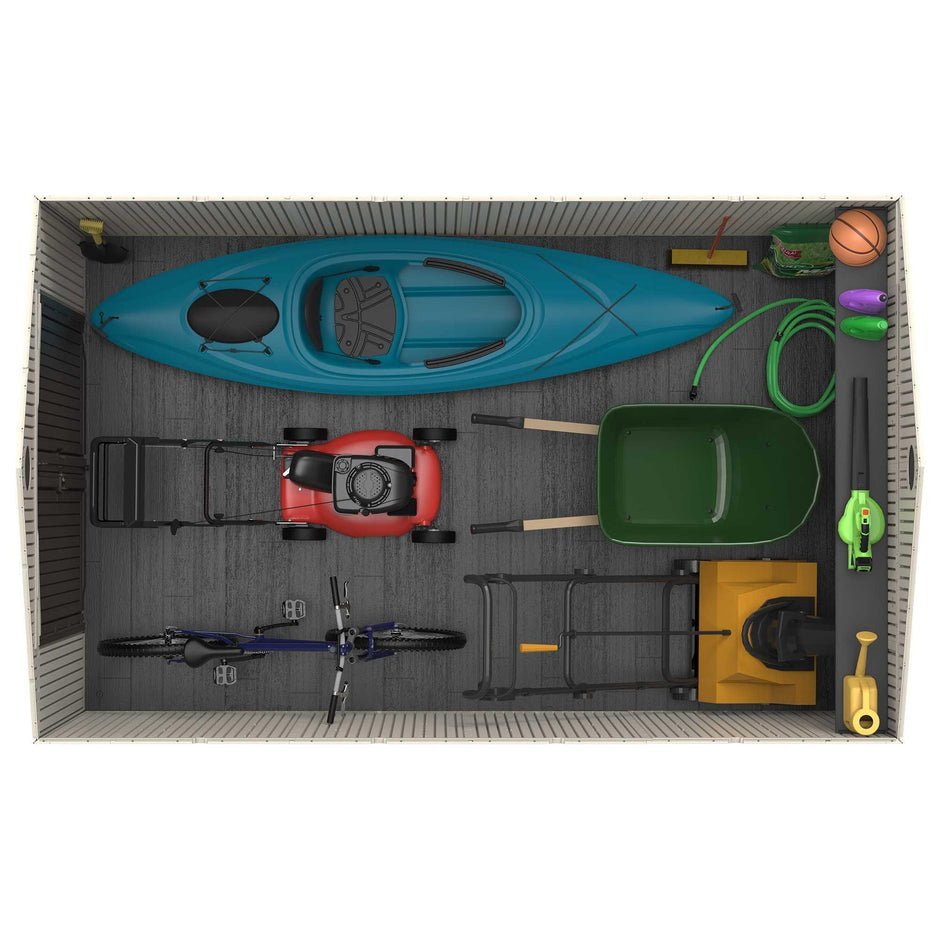 Lifetime 8 Ft. X 12.5 Ft. Outdoor Storage Shed – 60305 - Ezonesglobal - Buy at Wine Coolers Online