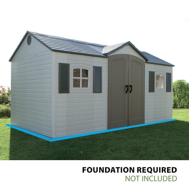 Lifetime Garden Storage Shed 15′ x 8′ - Ezonesglobal - Buy at Wine Coolers Online