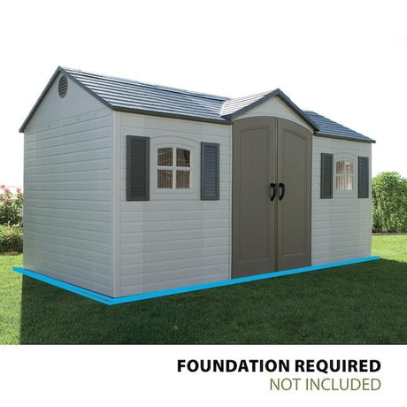 Lifetime Garden Storage Shed 15′ x 8′ - Ezonesglobal - Buy at Wine Coolers Online