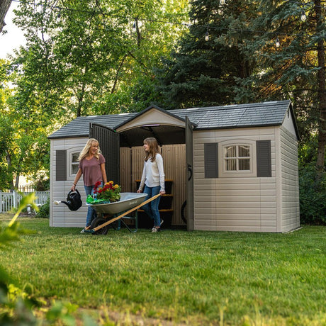 Lifetime Legacy 15 ft x 8 ft Outdoor Storage Shed – 60465 - Ezonesglobal - Buy at Wine Coolers Online