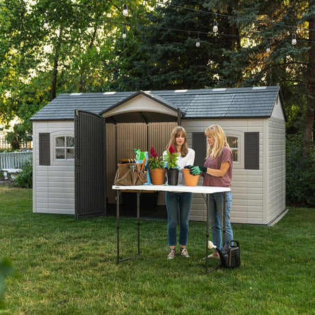Lifetime Legacy 15 ft x 8 ft Outdoor Storage Shed – 60465 - Ezonesglobal - Buy at Wine Coolers Online
