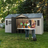 Lifetime Legacy 15×8 Plastic Storage Shed Kit w/ Floor - Ezonesglobal - Buy at Wine Coolers Online
