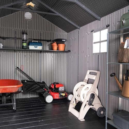 Lifetime Outdoor Storage Shed, 8 x 10 Foot, Gray - Ezonesglobal - Buy at Wine Coolers Online