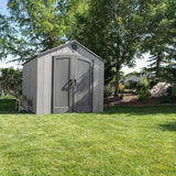 Lifetime Outdoor Storage Shed, 8 x 10 Foot, Gray - Ezonesglobal - Buy at Wine Coolers Online