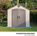 Lifetime Outdoor Storage Shed, 8 x 10 Foot, Gray - Ezonesglobal - Buy at Wine Coolers Online