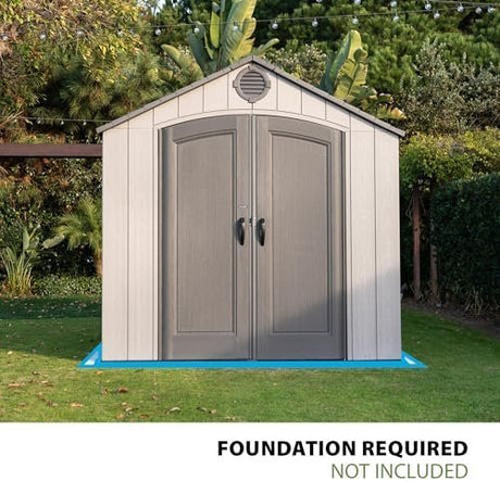 Lifetime Outdoor Storage Shed, 8 x 10 Foot, Gray - Ezonesglobal - Buy at Wine Coolers Online