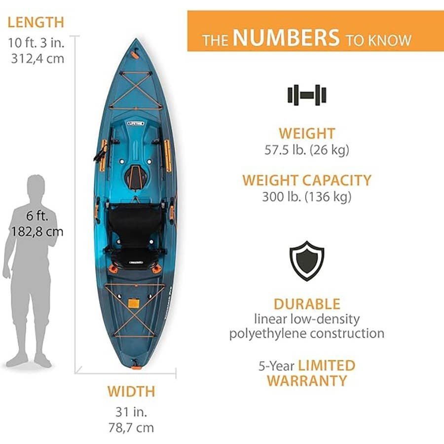 Lifetime Tamarack Pro Sit - On - Top Kayak - Ezonesglobal - Buy at Wine Coolers Online