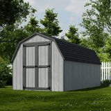 Little Cottage Co. 8 x 16 Foot Value Gambrel Barn with 4 Foot Sidewalls – Precut Kit - Ezonesglobal - Buy at Wine Coolers Online