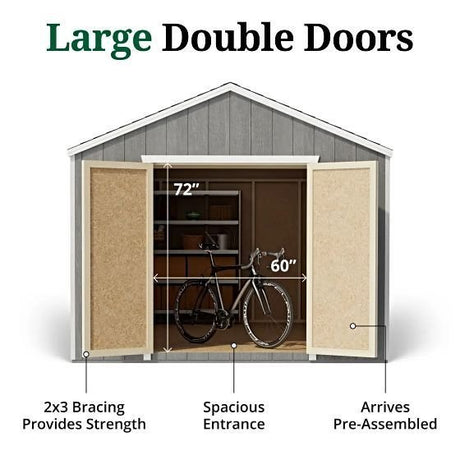 Little Cottage Co. Pre - Cut 12×12 Value Gable Shed Kit - Ezonesglobal - Buy at Wine Coolers Online