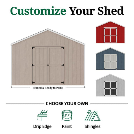 Little Cottage Co Value Gable Wood Shed Kit - Ezonesglobal - Buy at Wine Coolers Online