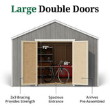 Little Cottage Co Value Gable Wood Shed Kit - Ezonesglobal - Buy at Wine Coolers Online