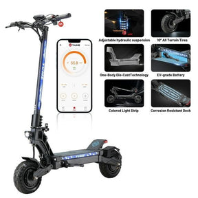 M YUME SCOOTER Hawk Dual Motor Electric Scooters for Adults 2400W 43MPH 43Miles Long Rang E - Scooter - Ezonesglobal - Buy at Wine Coolers Online