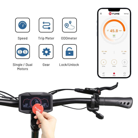 M YUME SCOOTER Y11+ Dual Motors 6000W 50 Miles Long Range and 50 mph Fastest Electric Scooter for Adults - Ezonesglobal - Buy at Wine Coolers Online