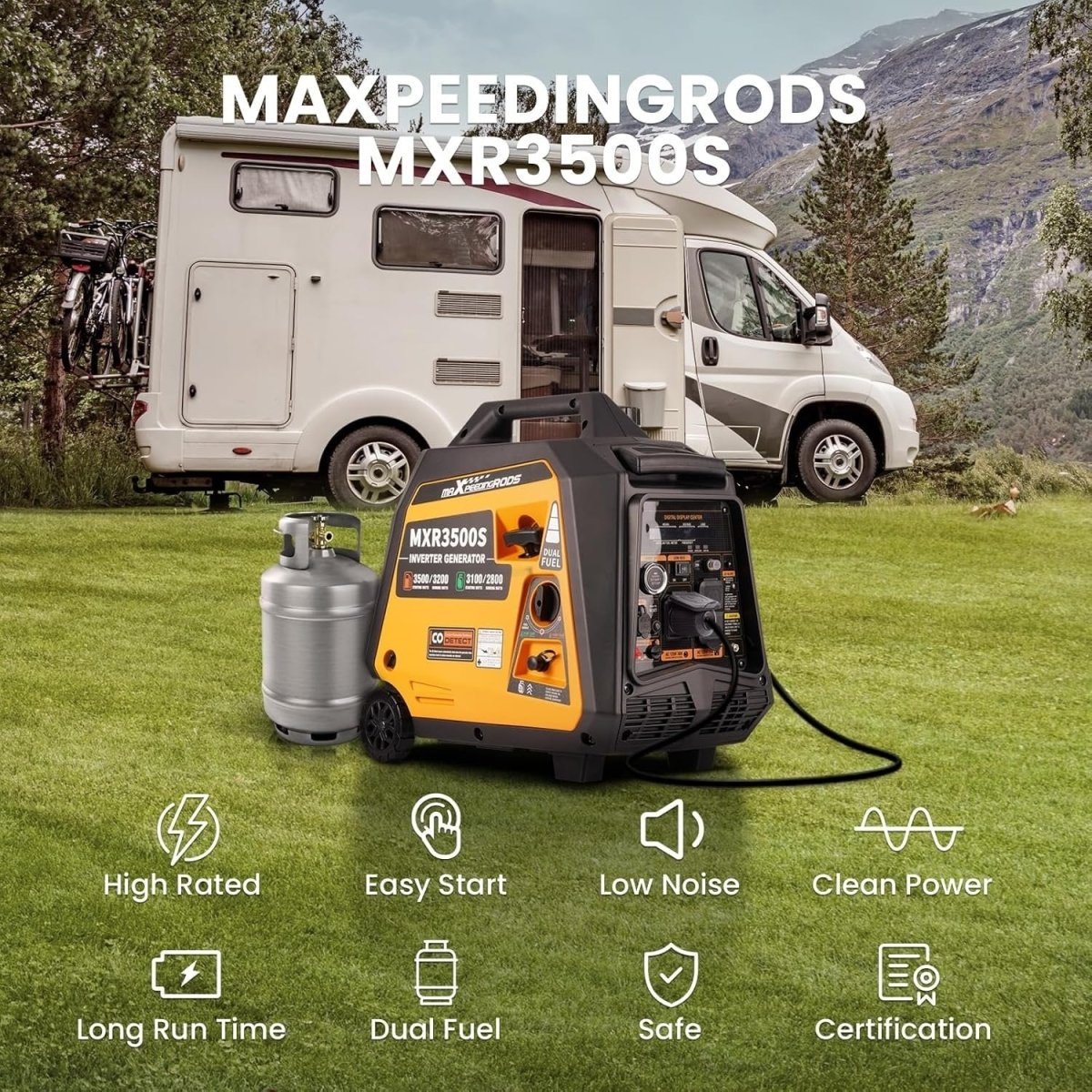 Maxpeedingrods 3500 Watt Portable Super Quite Electric Machine - Ezonesglobal - Buy at Wine Coolers Online