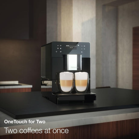 Miele CM 5310 Silence – Automatic coffee machine with OneTouch for Two, Aromatic System, coffee maker, cleaning programs and more, in obsidian black - Ezonesglobal - Buy at Wine Coolers Online