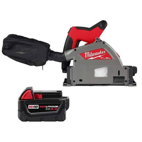 Milwaukee 18V Lith - Ion Cordless Brushless 6 - 1/2 in. Plunge Cut Track Saw with - Ezonesglobal - Buy at Wine Coolers Online