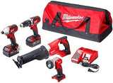 Milwaukee 2696 - 24 M18 Cordless Compact Combo Tool Kit - Ezonesglobal - Buy at Wine Coolers Online