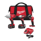 Milwaukee M18 2696 - 23 18V 3Pc Impact Combo Kit - Ezonesglobal - Buy at Wine Coolers Online