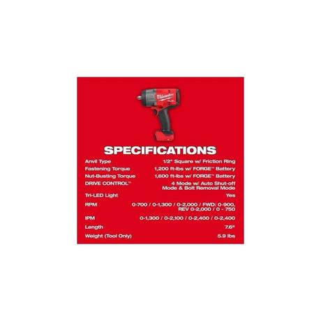 Milwaukee M18 FUEL 1/2 Inch HTIW Combo Kit, Dual Power Tower Light Bundle - Ezonesglobal - Buy at Wine Coolers Online