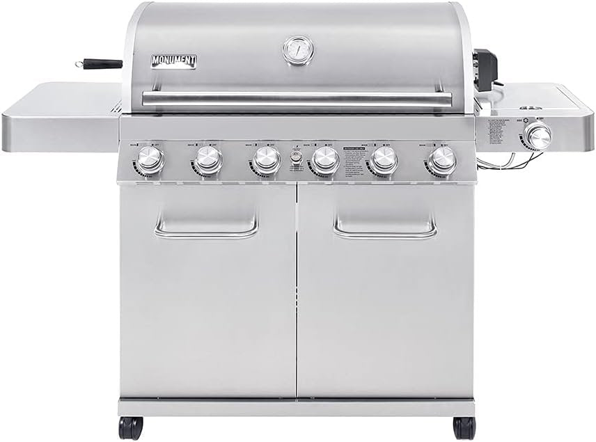 Monument Grills 6 - Burner Propane Gas Grill 77352 - Ezonesglobal - Buy at Wine Coolers Online