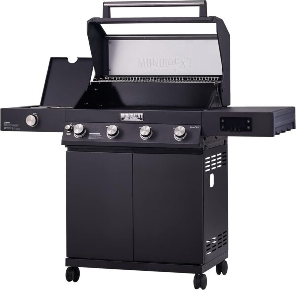 Monument Grills Denali 425 Black Smart Tech Propane Gas Grill - Ezonesglobal - Buy at Wine Coolers Online