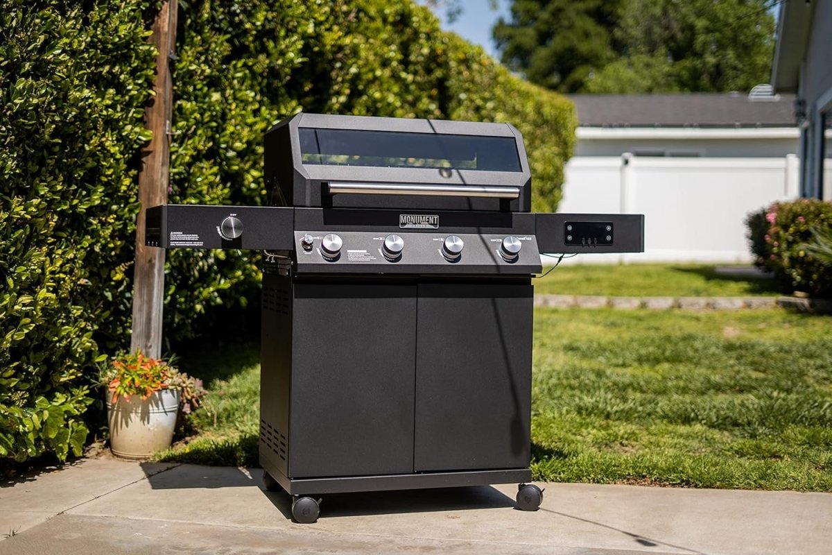 Monument Grills Denali 425 Black Smart Tech Propane Gas Grill - Ezonesglobal - Buy at Wine Coolers Online