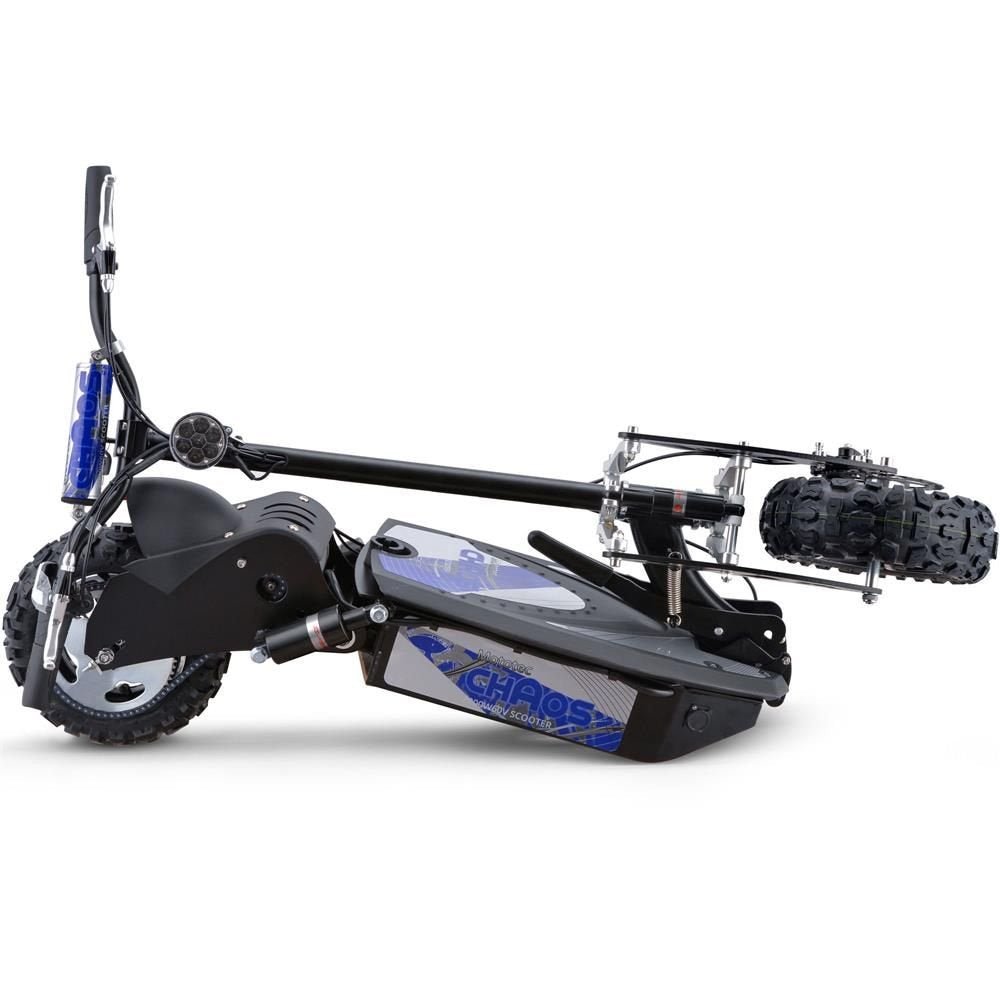MotoTec Chaos 2000w 60v Lithium Electric Scooter Black - Ezonesglobal - Buy at Wine Coolers Online