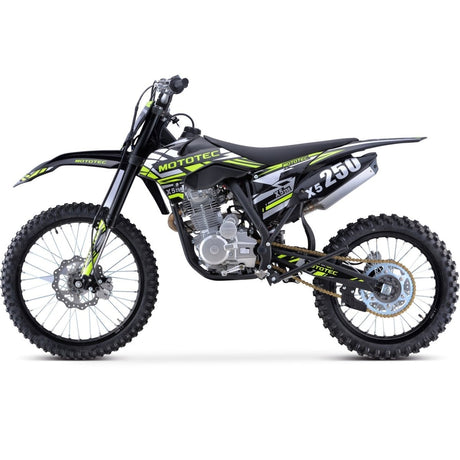MotoTec X5 250cc 4 - Stroke Gas Dirt Bike - Ezonesglobal - Buy at Wine Coolers Online